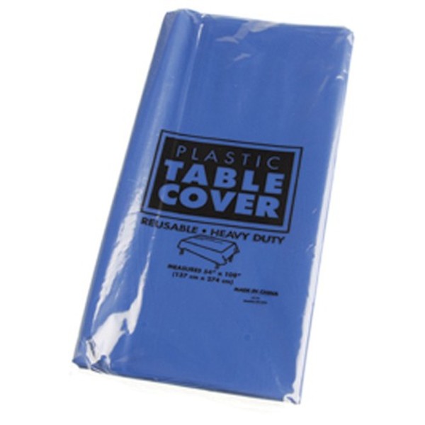 U.S. Toy Plastic Table Cover/Dark Blue