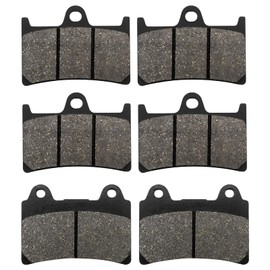 Front and Rear Brake Pads for Yamaha RoadStar 1700 XV1700 2004-2009, Road Star XV1700 Midnight Silverado 2004-2007, XV1700 Roadstar Silverado 2007-2010