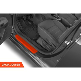 Luxshield Car Door Sill Protector for Dacia Jogger I 2022-2025 - Protective Film Car Door Accessories Trim Paint Protection Film Transparent