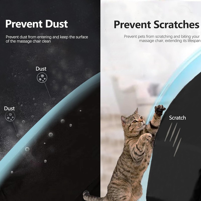 Waterproof Massage Chair Cover - Dustproof Zero Gravity Chair Protector,