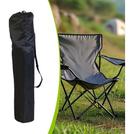 Baoblaze Bolsa de Transporte Multiusos, Bolsa de Almacenamiento y Funda para Silla de Playa Plegable para Almacenamiento Compacto, Adecuada para sombrilla, trí, Negro