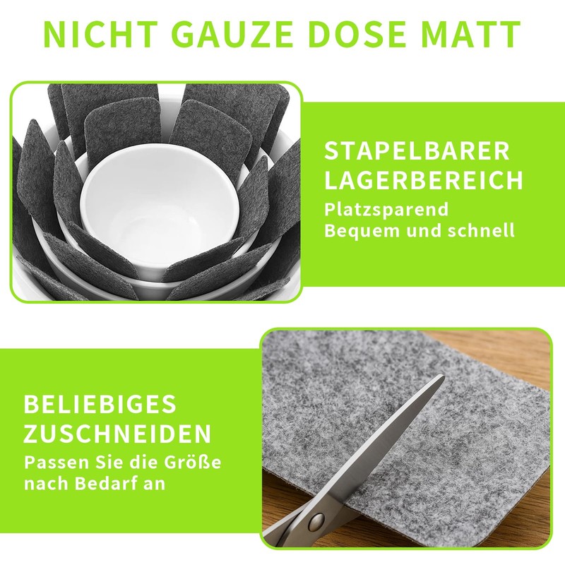 15 Pan Protectors, Felt Pot Protectors, Pan Protectors, Stacking Protection,