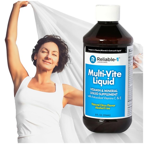 Reliable-1 Laboratories Multi-Vite Liquid Multivitamin for Adults Liquid Vitamins Antioxidant