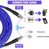 NIFUAL 25FT Sewer Jetter Kit for Pressure Washer, 5800PSI Drain