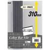 テージー カラーバーファイル310 A4 10P ダークグレー CBY310-11
