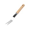 SagaSave 1/2 Pcs Mini Manual Hand Weeder with Wood Handle