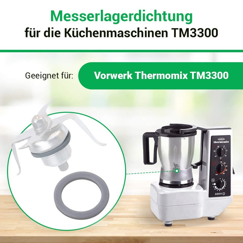 VIOKS Blade Insert Seal Replacement for Vorwerk Thermomix TM3300 TM