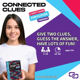 Connected Clues - A Party Game for Clever Friends | Phrase Guessing Fun Based on The Popular Before and After Game Show Category | Trivia with a Twist