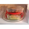 Microwave Multipurpose 4 in 1 Tray Stand Rack Splatter Guard