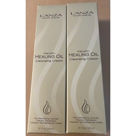 L’ANZA 2x Lanza Keratin Healing Oil Cleansing Cream 10.1 fl oz / 300 ml NEW WITH BOX