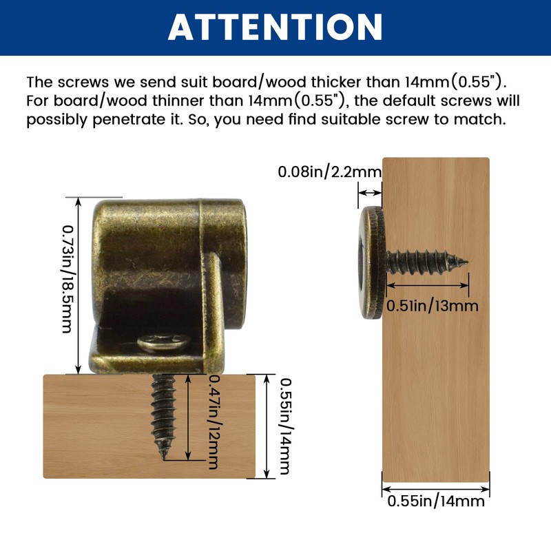 ZIUZI 5 Pack Magnetic Cabinet Door Catch with Magnets, Cabinet