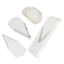 Sturdy and Durable V-Shaped Grater Slicing Cutter with Stainless Steel Blade, Suitable for Fruits and Vegetables, Non-Slip Hand Protector