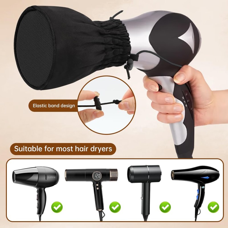 Hair Dryer Diffuser Sock Universal Difuser Cap for Hair Dryer