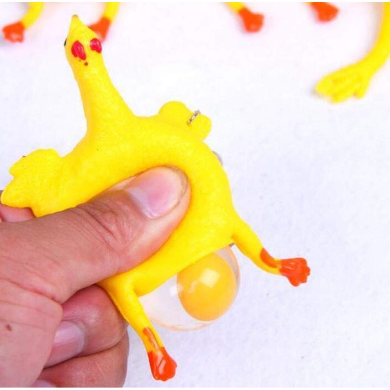 YOYOSTORE 16cm Funny Squishy Toys Chicken and Eggs Stress Relieve