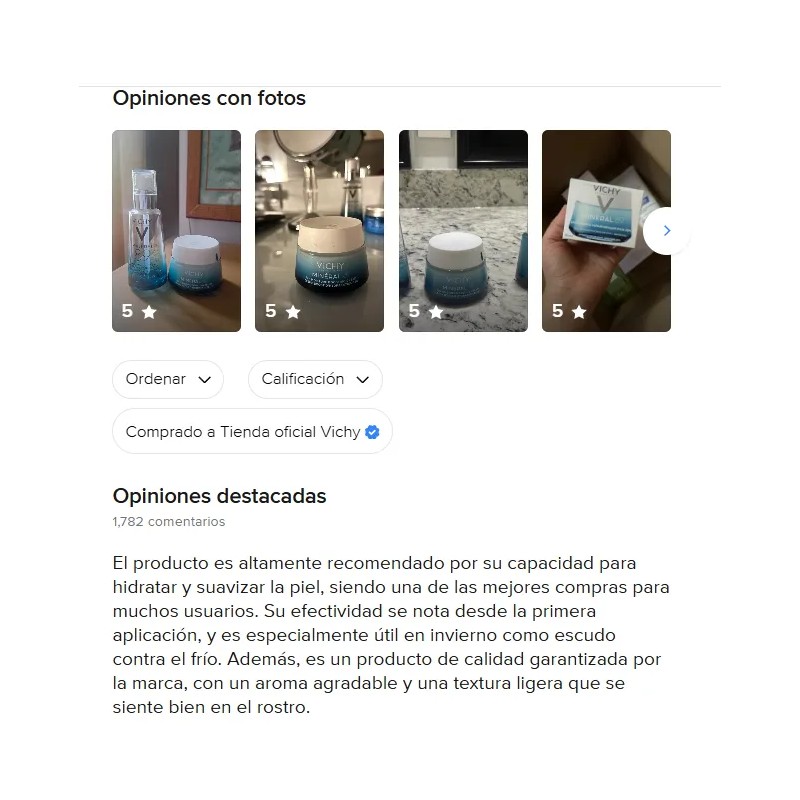 Kit Minéral Crema Facial Hidratante 72h 50ml 2pcs