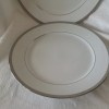 CHARTER CLUB Grand Buffet Platinum Collection 2 Dinner Plates New
