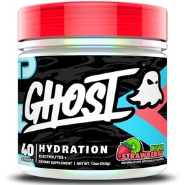 GHOST Hydration Tub, Electrolyte Powder, Kiwi Strawberry - Sugar Free Instant Electrolyte Drink Mix - Caffeine-Free Daily Hydration & Immune Support w