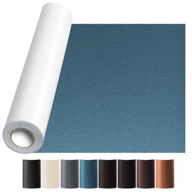 Leather Repair Kit,17X158 inc Leather Repair Tape Self-Adhesive Waterproof Patch for Furniture, Car Seats, Sofa, Couch, Vinyl - Instant Fix for Tears & Scratches (Blue, 17X158 inch)