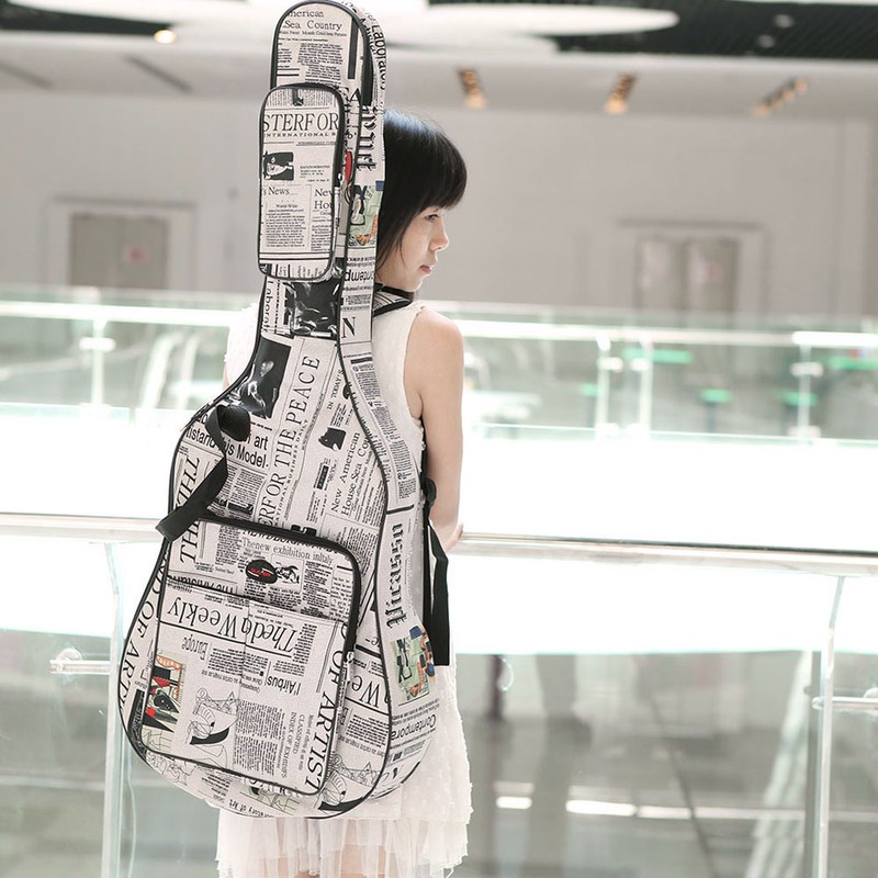 600D Water-resistant Oxford Cloth Newspaper Style Double Stitched Padded Straps