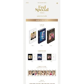 SPPRANDOM Twice Feel Special 8th Mini Album Random Version CD+88p PhotoBook+1p Lyrics Paper+5p PhotoCard+1p Gold PhotoCard+Tracking Kpop Sealed