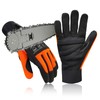 Intra-FIT Chainsaw Gloves Saw Protectionon on Left Hand Back, Cut-resistance