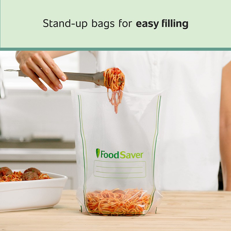 FoodSaver Easy Fill 1-Gallon Vacuum Sealer Bags | Commercial Grade