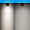 LEONLITE Dimmable LED Track Lighting Heads, Compatible with Single Circuit