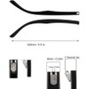 QYAJS 1 Pair Glasses Arms Replacement Eyeglass Legs Accessories with