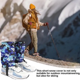 Short Leg Gaiters | Shoe Covers,Snug Fit Comfortable Gaiters Easy On/Off, Breathable Gaiters for Men Women Hiking, Walking, Hunting