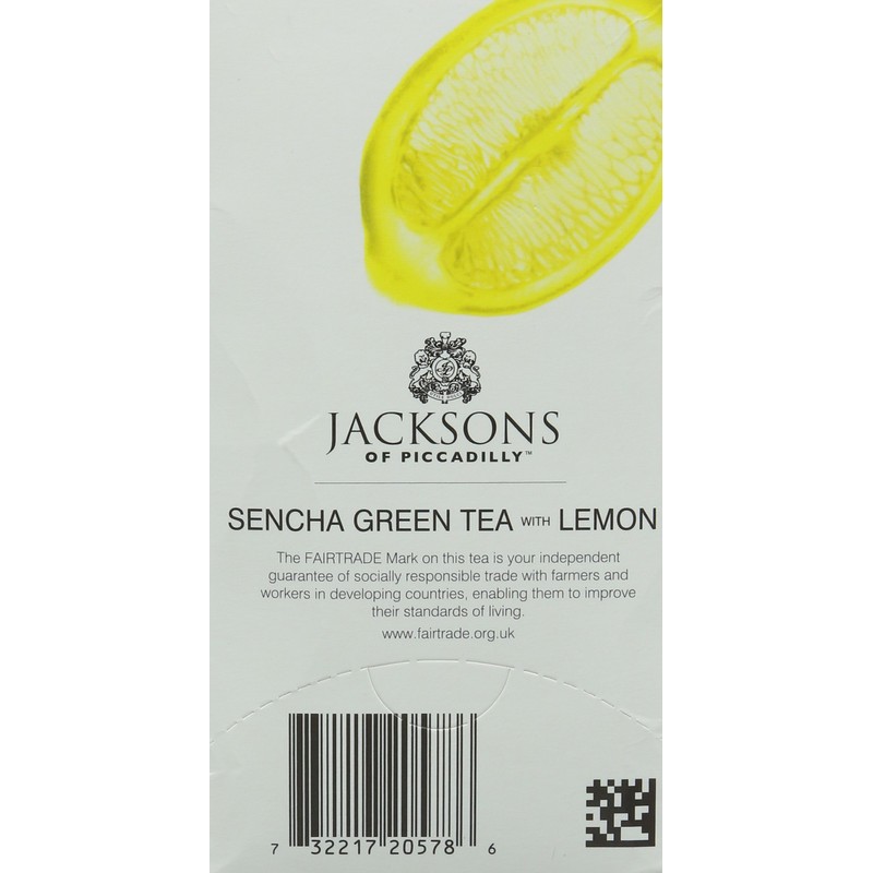 JACKSONS OF PICCADILLY Sencha Green Tea with Lemon 20sach (PACK