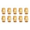 Hilitand 10 Pcs Hex Reducing Nipple, 1/4 BSP to 1/4