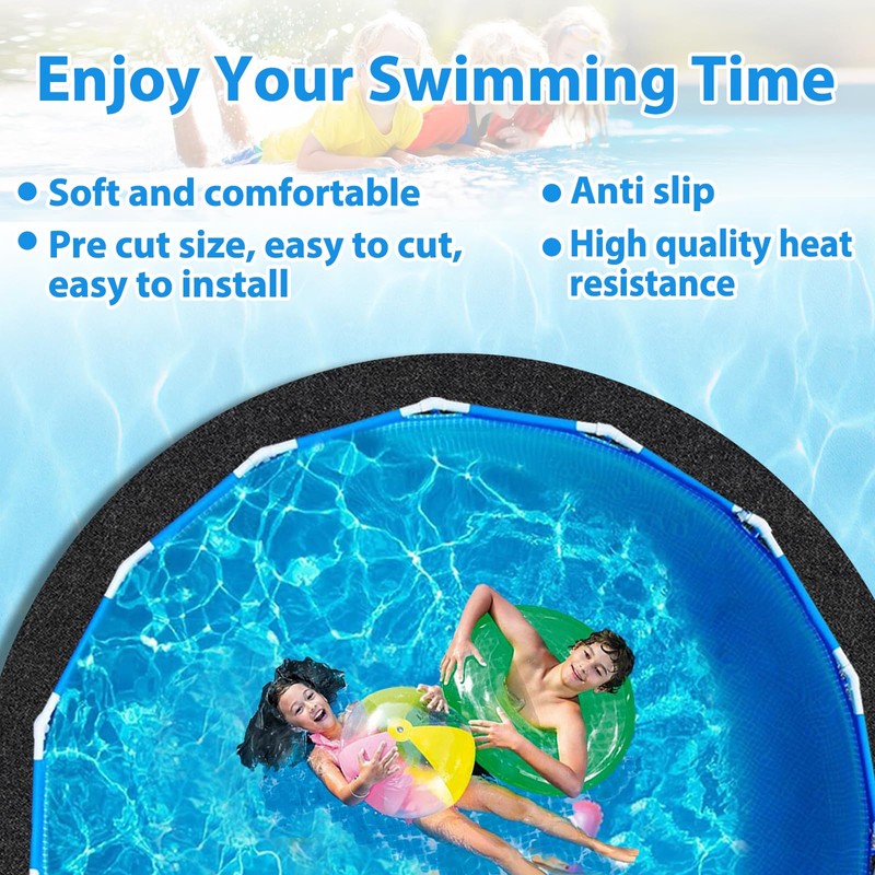 Thickened Pool Liner Pad for Above Ground Pool, 12 FT