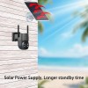 4G Solar Ip Camera Intelligent Pir Humanoid Detection Full Color
