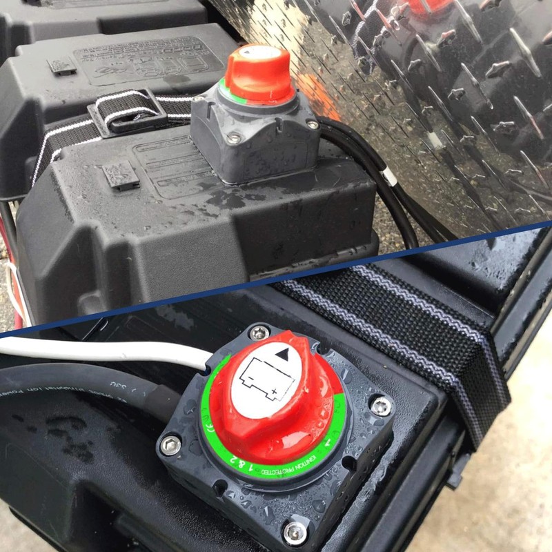 Nilight Battery Switch 1-2-Both-Off 12V 24V 48V 600A High Current