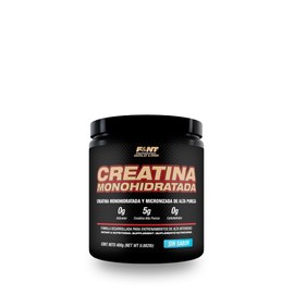 F&NT Creatina Monohidratada En Polvo De Alta Pureza 400 g + Sin Sabor + Sabor natural