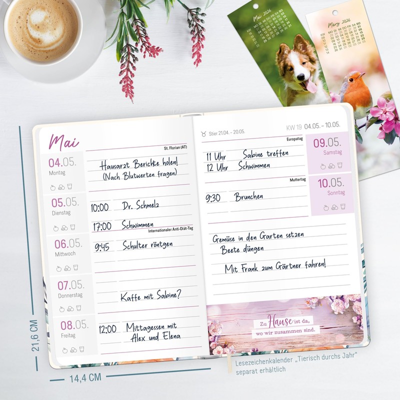 Häfft® Large Print Calendar 2026 with Extra Large Font &