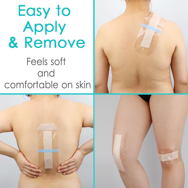 Waterproof Knee Replacement Surgery Silicone Bandage | 4x10 Inch Shower