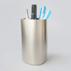 DOITOOL Toothbrush Holder for Bathroom, 3Pcs Stainless Steel Water Cup Metal Tooth Brush Mug Simple Tumbler for Men Women Students, Sliver