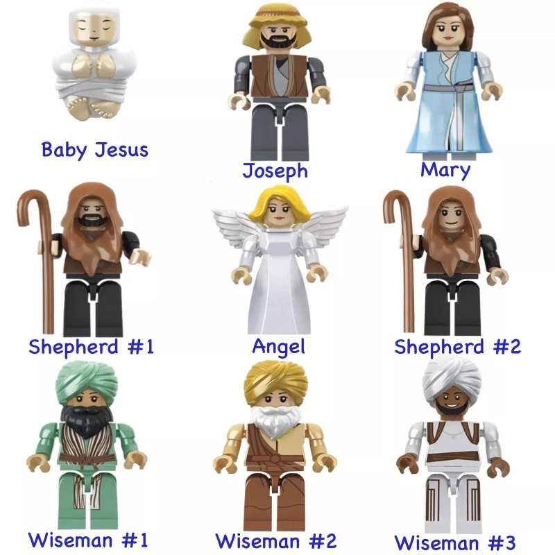 Nativity Bricks Ultimate Kids Nativity Set Traditional Nativity