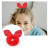 4 Pcs Hair Scrunchie Faux Fur Hair Tie Elastic Fluffy