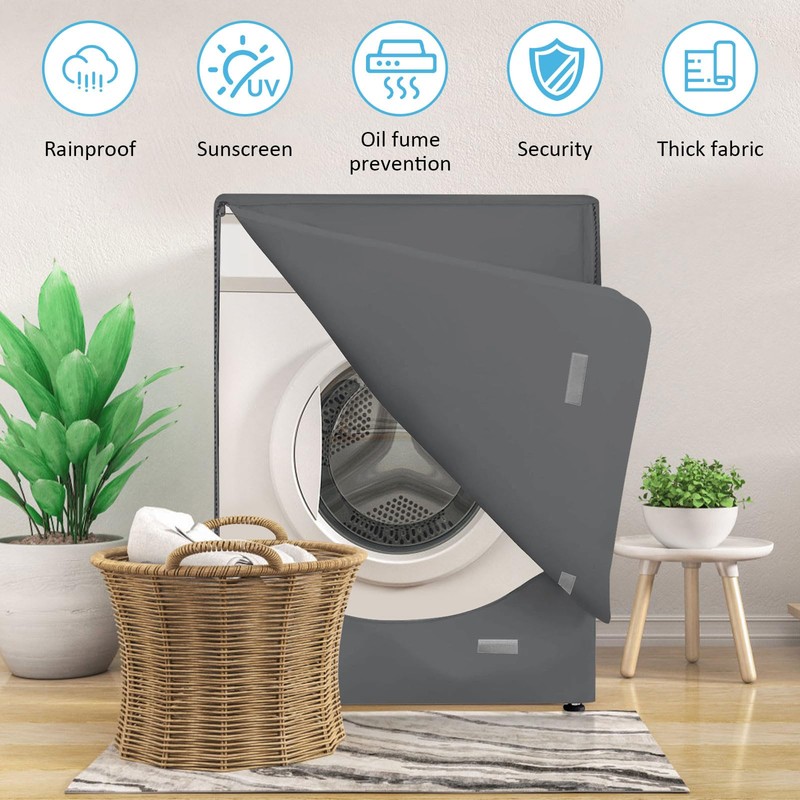 Ericlin 2-Pack Washer and Dryer Covers: Waterproof and Dustproof. Features