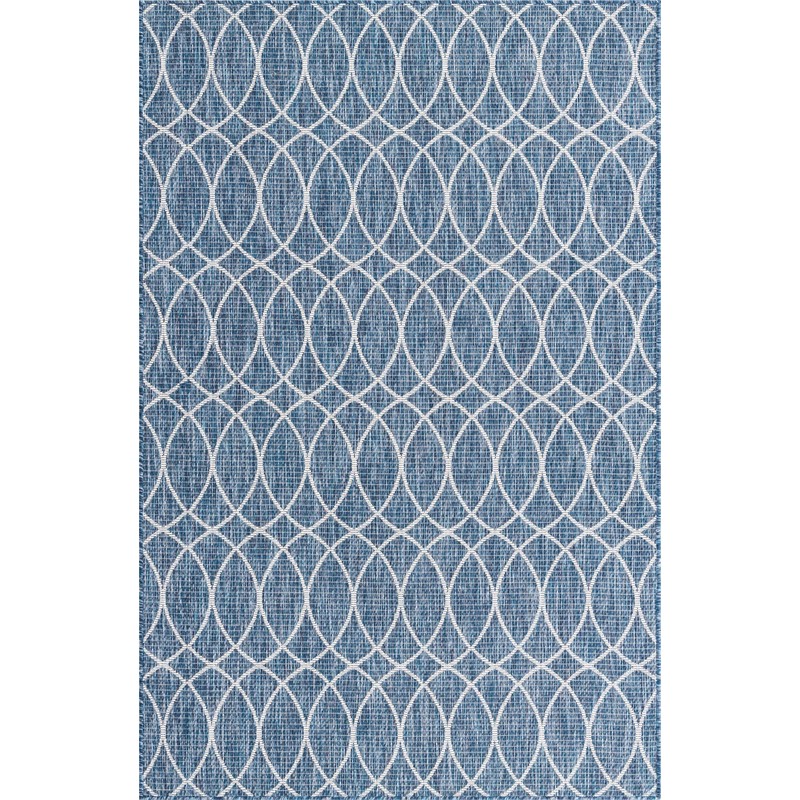 Unique Loom Outdoor Trellis Collection Area Rug - Gitter (5'