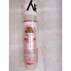 OKAY~FOR PETS~3 IN 1 SHAMPOO, CONDITIONER TREATMENT FOR DOGS, CATS & HORSES 114