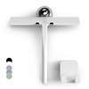GÜTEWERK Shower Squeegee for Glass Doors, Silicone Window Squeegee, Bathroom