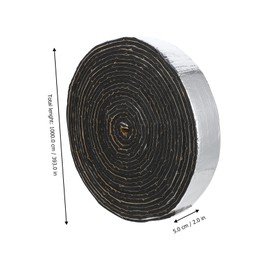 Alipis 1Roll Sound Insulation Cotton Mat Thick Noise Reduction Duct Wrap for Soundproofing and Heat Protection for Home Theater and Use