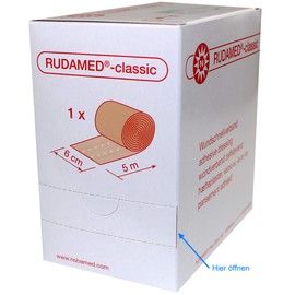 5 Meter Rudamed Classic Verchiedene Größen im Spenderpaket Noba Verbandmittel - 6 cm x 5 m