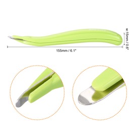 MECCANIXITY Staple Remover Tools, Magnetic Staplers Puller for Office Home Desktop Accessory, Green Orange Rose Red Pack of 3