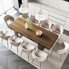 STHOUYN Farmhouse Rustic Extendable Dining Room Table for 8 10,