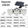 Solar Motion Sensor Wall Light for Outdoor Use – Adjustable