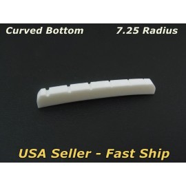 Unbranded 7.25" Curved 42mm Bone Nut For USA Fender Stratocaster Telecaster MIM Strat Tele